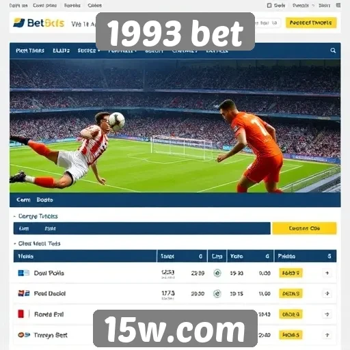 Comparação de odds em eventos da 1993 bet